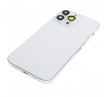 Задняя крышка для iPhone 13 Pro Max (серебро) в сборе, ориг#2176761