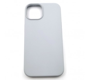 Задняя накладка для iPhone 14 (силикон, серо-голубая (Full Case))#2176708