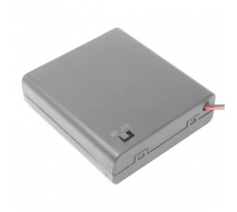 Батарейные отсеки DAIER BH5-4003 Батарейный отсек 4xAA с крышкой ивыключателем#2176924