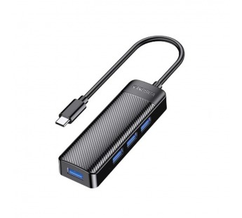 Хаб Type-C KAKUSIGA KSC-1409-N (4USB3.0) черный#2177047
