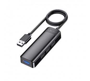 Хаб USB KAKUSIGA KSC-1409-L (3USB2.0+1USB3.0) черный#2177044