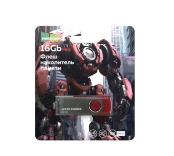 16Гб накопитель USB2.0 More Choice MF16-4 красная#2177043