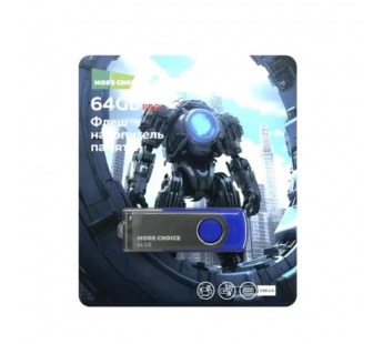 64Гб накопитель USB2.0 More Choice MF64-4 синяя#2177030