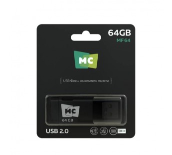64Гб накопитель USB2.0 More Choice MFB64 черная#2177028