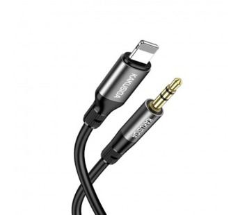 Кабель AUX - Lightning KAKUSIGA KSC-895 (1м) черный#2177024