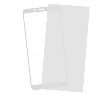 Пленка/стекло на дисплей для XIAOMI Mi Play (Gorilla Glass) 5D (белый)техпак#2177730