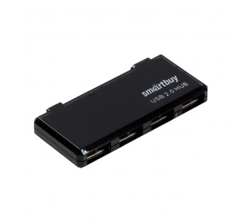 Хаб USB SMARTBUY SBHA-6110-K (4 порта 4USB2.0) черный#2182932