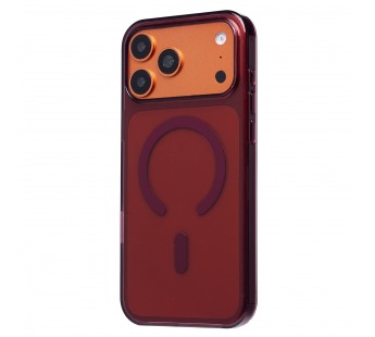 Чехол-накладка PC Clear Case SafeMag для "Apple iPhone 17 Pro Max/18 Pro Max" (burgundy)(246242)#2180792