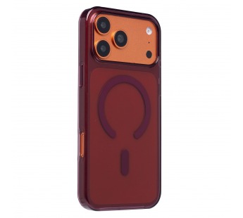 Чехол-накладка PC Clear Case SafeMag для "Apple iPhone 17 Pro Max/18 Pro Max" (burgundy)(246242)#2180793