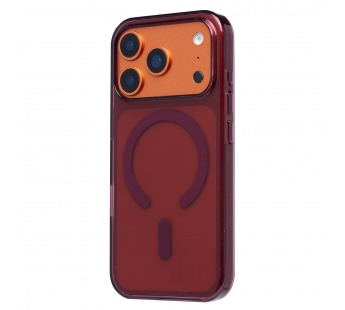 Чехол-накладка PC Clear Case SafeMag для "Apple iPhone 17 Pro/18 Pro" (burgundy) (246240)#2180797