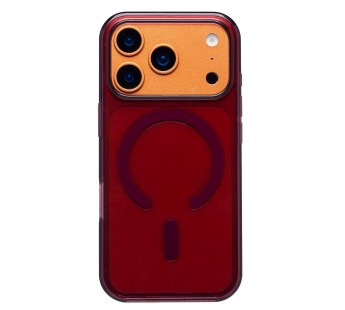 Чехол-накладка PC Clear Case SafeMag для "Apple iPhone 17 Pro/18 Pro" (burgundy) (246240)#2180796