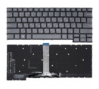 Клавиатура Lenovo ThinkBook 14 G7 IML серая с подсветкой#2179482