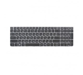 Клавиатура для ноутбука HP ProBook 4535s/4530s/4730s (горизонтальныйEnter) (черный/серый) с рамкой#2179988
