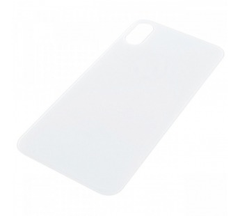 Задняя крышка для iPhone X (белый) с широким отверстием, ориг#2182577