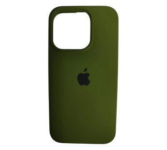 Чехол силиконовый Silicone Case ORG iPhone 15 Pro хаки (13)#2183982