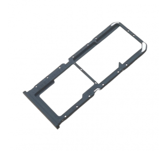 Держатель сим для Realme 9i 4G (RMX3491) (черный)#2184093