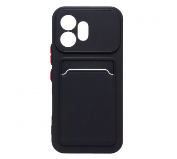 Чехол-накладка - SC337 с картхолдером для "Honor 600" (black) (246218)#2184642