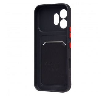 Чехол-накладка - SC337 с картхолдером для "Honor 600" (black) (246218)#2184640