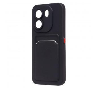 Чехол-накладка - SC337 с картхолдером для "Honor X6e 4G" (black) (246213)#2184638