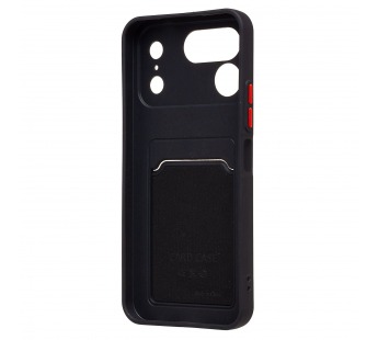 Чехол-накладка - SC337 с картхолдером для "Tecno Spark 50 Pro 4G" (black) (245935)#2184634