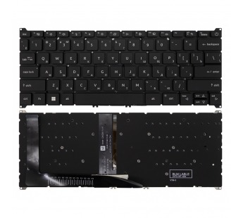 Клавиатура Acer Aspire 3 A314-42P черная с подсветкой#2185046