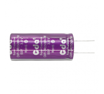 Ионисторы Cda CXP-3R0506R-TW Ионистор 50Ф 3В (18x40мм)#2185756