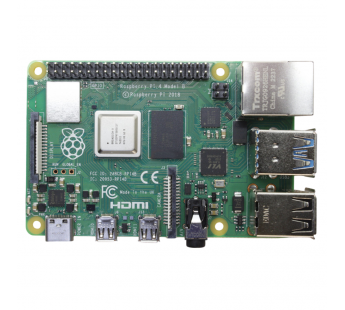 Одноплатные компьютеры NONAME Raspberry Pi 4B одноплатный ПК наBCM2711 Cortex-A72 4x1.8GHz, 2GB LPDDR4, WiFi+BT5.0#2186665