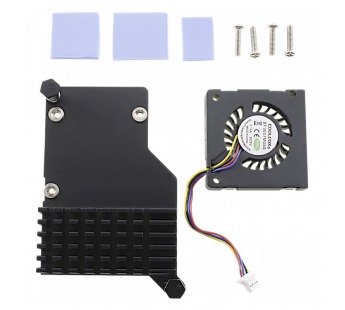 Одноплатные компьютеры NONAME Raspberry Pi 5 радиатор охлажденияс кулером 5В 0,15А#2185864