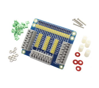 Одноплатные компьютеры NONAME Raspberry Pi Плата расширениямногофункциональная с зажимными клеммами GPIO 40-pin#2186661