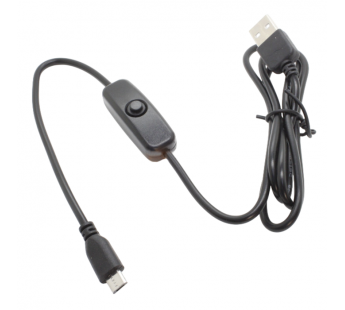 Одноплатные компьютеры NONAME Кабель питания одноплатного ПКUSB тип A - microUSB 1м с выключателем#2186651