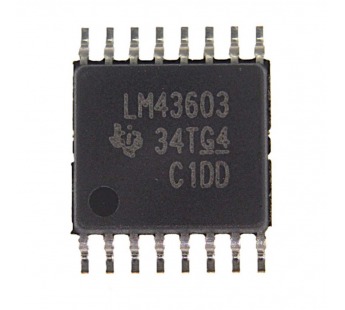 DC-DC преобразователи TI LM43603PWPR (HTSSOP-16) Step-DownDC-DC преобразователь#2186956