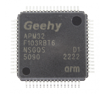 Микроконтроллеры Geehy APM32F103RBT6 (LQFP-64) Микроконтроллер32-Бит, ARM Cortex M3#2187411