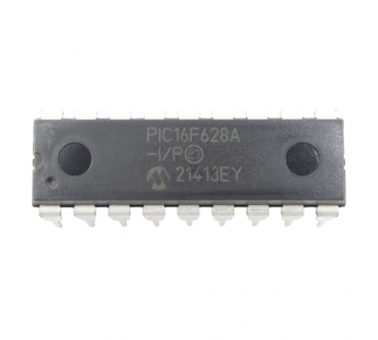 Микроконтроллеры Microchip PIC16F628A-I/P (DIP-18) Микроконтроллер8-Бит#2187409