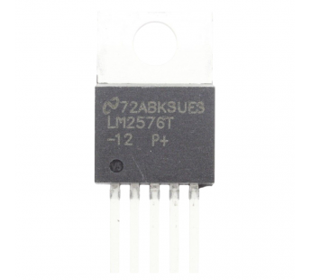 DC-DC преобразователи TI LM2576T-12/NOPB (TO-220-5) Step-DownDC-DC преобразователь#2187234