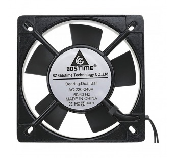 Кулеры (вентиляторы) GDSTIME GAA1125B Кулер осевой 110x110x25мм220-240В 0,075А 2100 об/мин (подшипник качения)#2187389