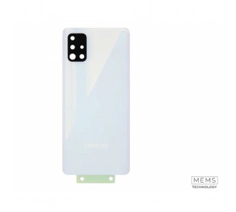 Задняя крышка Samsung Galaxy A51 (А515F) (Белый) (Со стеклом камеры) Premium#2187672