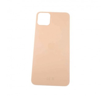 Пленка/стекло для iPhone 11 Pro Max (на заднюю крышку) (золото,матовый с глянцевой окантовкой), техпак#2189612