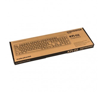 Клавиатура Nakatomi KN-02 U USB Black-Red#1915035