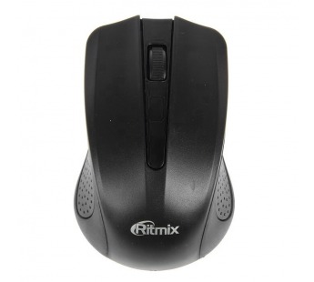 Мышь беспроводная RITMIX RMW-555, чёрный, USB-Dongle. Разрешение: 1000 dpi. Кнопок: 2 + колесо кнопк#161022