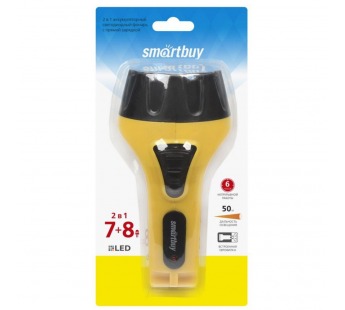 Фонарь SMARTBUY SBF-89-Y, жёлтый#2047533