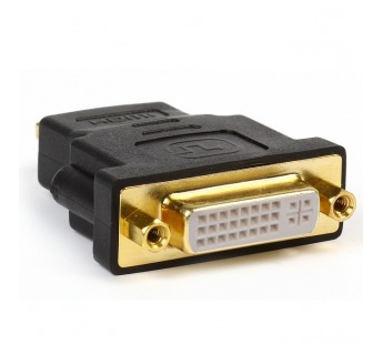 Адаптер SMART BUY HDMI M - DVI 25 F, чёрный. Адаптер для подключения монитора с DVI разъемом к видеокарте, имеющей HDMI разъем. Разъемы переходника: HDMI M, DVI 25 F. (1/500)#217840