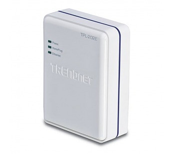 Коммутатор TRENDnet TPL-202E 85Mбит/с Powerline Fast Ethernet мост#2126823