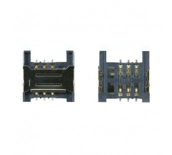 Коннектор SIM для Micromax Q346/Q341/Q327/Q414/Q326/S303/X249+/D306/Q333/Q334/X401/X352/X2050/X1800/S302#146778