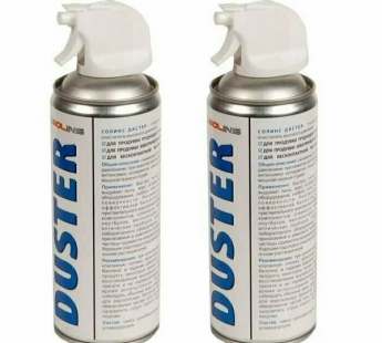 Спрей-очиститель DUSTER (Solins) для продувки от пыли 400мл#2151284