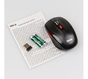 Мышь беспроводная Dialog Pointer MROP-01U, черная, USB#172398