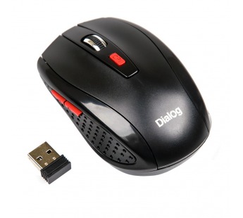 Мышь беспроводная Dialog Pointer MROP-01U, черная, USB#172396