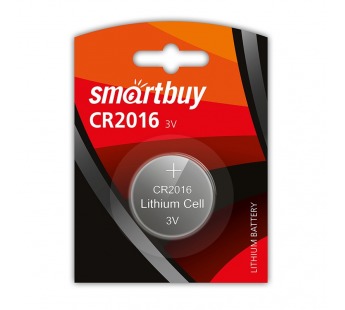 Элемент питания SMARTBUY CR 2016 BL1 (12/72)#2040528