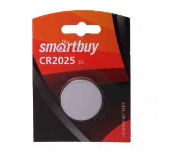 Элемент питания SMARTBUY CR 2025 BL1 (12/720)#2040527