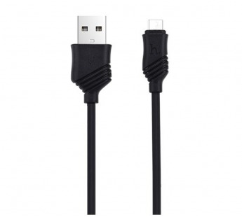 Кабель USB - micro USB - Hoco X6 Khaki (100см) (black)#1587844