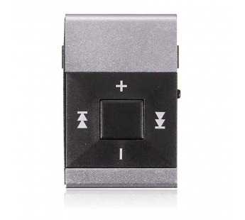 MP3 плеер №015 (слот Micro SD+наушники+кабель для зарядки) серебро#157398